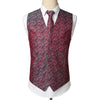 KINGSTON Design Men's Fashion Gold Blue Purple Paisley 3PCS Suit Set - Divine Inspiration Styles