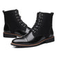 HARTFORD Design Men's Fashion Genuine Leather Lace-Up Ankle Boots Work Shoes - Divine Inspiration Styles
