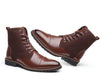 HARTFORD Design Men's Fashion Genuine Leather Lace-Up Ankle Boots Work Shoes - Divine Inspiration Styles