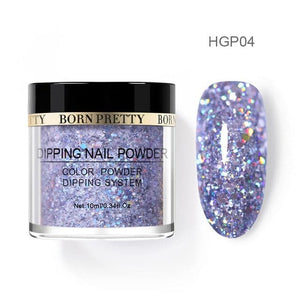 BORN PRETTY Women's Fashion Holographic Dip Nail Powder Gradient Dipping Glitter for Nails - Divine Inspiration Styles