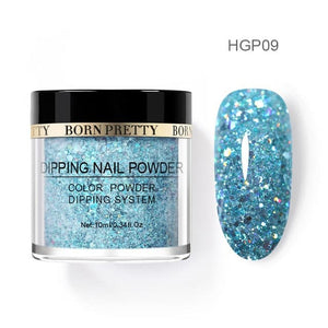 BORN PRETTY Women's Fashion Holographic Dip Nail Powder Gradient Dipping Glitter for Nails - Divine Inspiration Styles