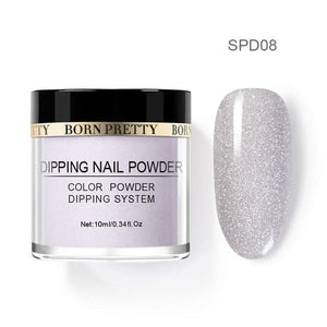 BORN PRETTY Women's Fashion Holographic Dip Nail Powder Gradient Dipping Glitter for Nails - Divine Inspiration Styles