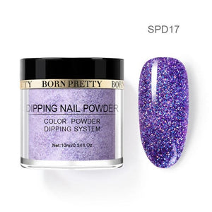BORN PRETTY Women's Fashion Holographic Dip Nail Powder Gradient Dipping Glitter for Nails - Divine Inspiration Styles