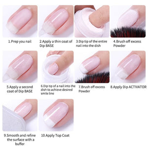 BORN PRETTY Women's Fashion Holographic Dip Nail Powder Gradient Dipping Glitter for Nails - Divine Inspiration Styles