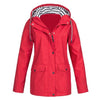 RTSHINE Women's Fashion Stylish Hooded Light Jacket Raincoat Zipper Jacket - Divine Inspiration Styles