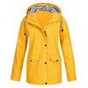 RTSHINE Women's Fashion Stylish Hooded Light Jacket Raincoat Zipper Jacket - Divine Inspiration Styles