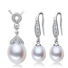 LACEY Women's Genuine Natural Freshwater Pearl 2PCS Jewelry Set - Divine Inspiration Styles