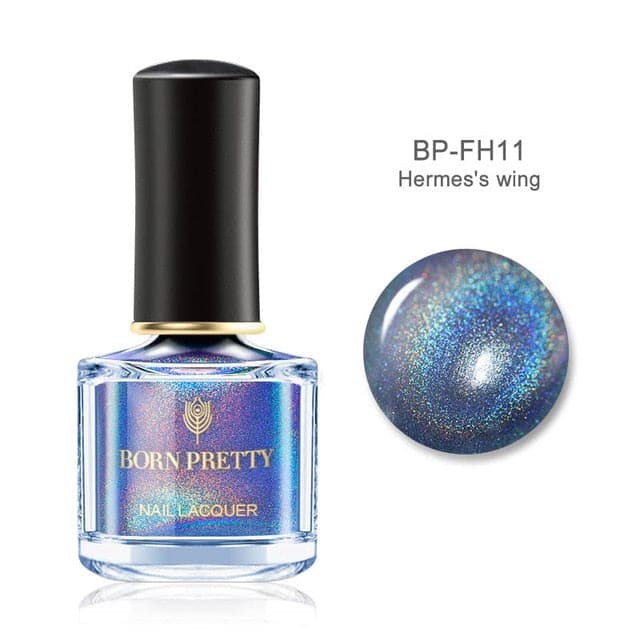 BORN PRETTY Women's Fashion Holographic Nail Polish Shining Glittering Lacquer Nail Art Polish - Divine Inspiration Styles