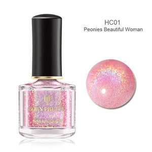 BORN PRETTY Women's Fashion Holographic Nail Polish Shining Glittering Lacquer Nail Art Polish - Divine Inspiration Styles