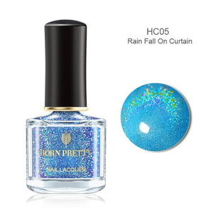 BORN PRETTY Women's Fashion Holographic Nail Polish Shining Glittering Lacquer Nail Art Polish - Divine Inspiration Styles