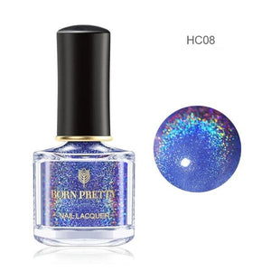 BORN PRETTY Women's Fashion Holographic Nail Polish Shining Glittering Lacquer Nail Art Polish - Divine Inspiration Styles