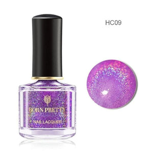 BORN PRETTY Women's Fashion Holographic Nail Polish Shining Glittering Lacquer Nail Art Polish - Divine Inspiration Styles