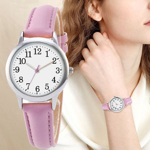 TPW Women's Fashion Elegant Style Premium Quality Simple Design Genuine Leather Watch - Divine Inspiration Styles