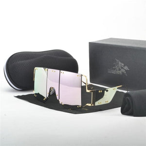 MINCLAA Men's & Women's Luxury Designer Gold Vintage Sunglasses - Divine Inspiration Styles