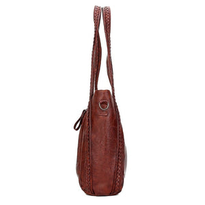 BDM Women's Fashion High Quality Genuine Leather Large Pocket Handbag - Divine Inspiration Styles
