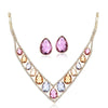 NEWGLORY Women's Fine Fashion Multicolor Crystal Rhinestones Jewelry Set - Divine Inspiration Styles