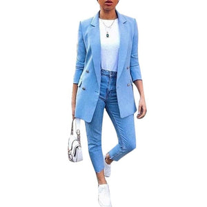 JMC Design Women's Fashion Spring Autumn Winter Business Blazer Suit Jacket - Divine Inspiration Styles