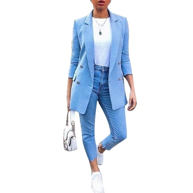 JMC Design Women's Fashion Spring Autumn Winter Business Blazer Suit Jacket - Divine Inspiration Styles