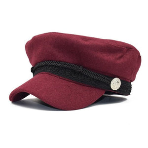 CARMELLA Men's & Women's Trendy Fashion Cadet Stylish Military Hat - Divine Inspiration Styles