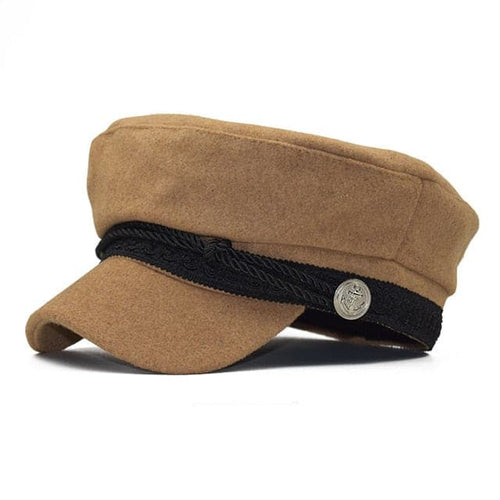 CARMELLA Men's & Women's Trendy Fashion Cadet Stylish Military Hat - Divine Inspiration Styles