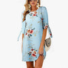 HILLARY Women's Stylish Summer Dress Bohemian Style Floral Print Dress - Divine Inspiration Styles