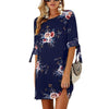 HILLARY Women's Stylish Summer Dress Bohemian Style Floral Print Dress - Divine Inspiration Styles