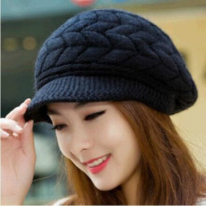 CAROLINE Design Women's Trendy Fashion Stylish Knitted Beanie Bonnet Cap Hat - Divine Inspiration Styles