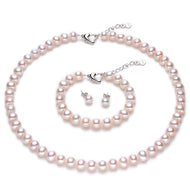 LACEY Women's Genuine Natural Freshwater Pearl Jewelry Set - Divine Inspiration Styles