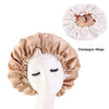 NYAN Design Collection Women's Fashion Large Size Beauty Sleep Hair Night Cap Silk Bonnet Hat - Divine Inspiration Styles