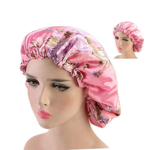 NYAN Design Collection Women's Fashion Large Size Beauty Sleep Hair Night Cap Silk Bonnet Hat - Divine Inspiration Styles