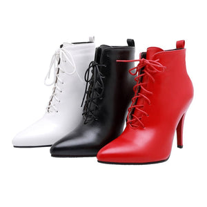 LISSEY Design Women's Stylish Elegant Fashion Zipper Design Boot Shoes - Divine Inspiration Styles