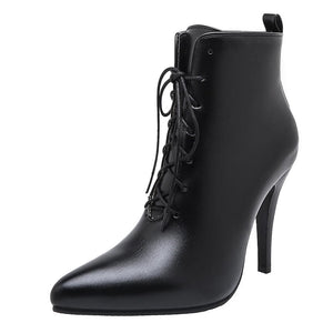 LISSEY Design Women's Stylish Elegant Fashion Zipper Design Boot Shoes - Divine Inspiration Styles