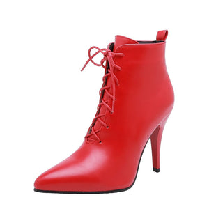 LISSEY Design Women's Stylish Elegant Fashion Zipper Design Boot Shoes - Divine Inspiration Styles
