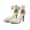 TORY Design Women's Stylish Elegant Fashion Gold Silver Metallic Pumps Dress Shoes - Divine Inspiration Styles