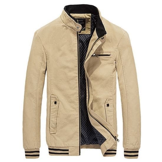 MAIYI Design Men's Fashion Premium Quality Classic Stripes Cotton Coat Jacket - Divine Inspiration Styles