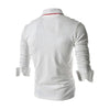 BRADFORD Design Collection Men's Fashion Polka Dot Button Top Long Sleeve Shirt - Divine Inspiration Styles