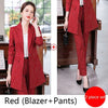 MACKENZIE Design Women's Formal Business Fashion Pinte Stripes Suit Set - Divine Inspiration Styles