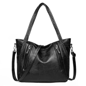 BDM Women's Fashion High Quality Genuine Leather Large Pocket Handbag - Divine Inspiration Styles