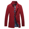SCH Design Men's Fashion Premium Quality Classic Design Long Trench Coat Jacket - Divine Inspiration Styles