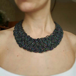 MANILA Women's Fashion Stylish Vintage Beaded Necklace Statement Jewelry - Divine Inspiration Styles