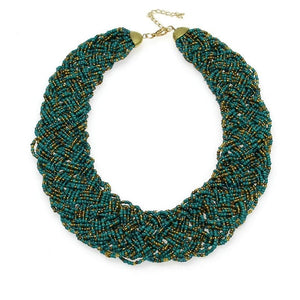MANILA Women's Fashion Stylish Vintage Beaded Necklace Statement Jewelry - Divine Inspiration Styles