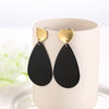 WBU Women's Fine Fashion Elegant Gold Tone Geometric Drop Earrings - Divine Inspiration Styles