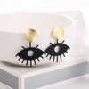 WBU Women's Fine Fashion Elegant Gold Tone Geometric Drop Earrings - Divine Inspiration Styles
