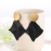 WBU Women's Fine Fashion Elegant Gold Tone Geometric Drop Earrings - Divine Inspiration Styles