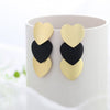 WBU Women's Fine Fashion Elegant Gold Tone Geometric Drop Earrings - Divine Inspiration Styles