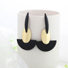 WBU Women's Fine Fashion Elegant Gold Tone Geometric Drop Earrings - Divine Inspiration Styles