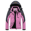 UNCO & BOROR Women's Sports Fashion Magenta Pink Coat Jacket Premium Quality Windproof Hooded Thick Parka Winter Coat Jacket - Divine Inspiration Styles