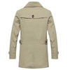 BOLU Design Men's Fashion Classic Design Long Solid Design Trench Coat Jacket - Divine Inspiration Styles