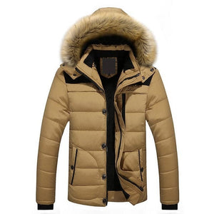 AMANI Design Men's Sports Fashion Premium Quality Thick Parka Hooded Winter Jacket - Divine Inspiration Styles