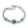 ILOVELIFE Women's Fine Fashion Ocean Heart Crystal Rhinestone Bracelet Jewelry - Divine Inspiration Styles